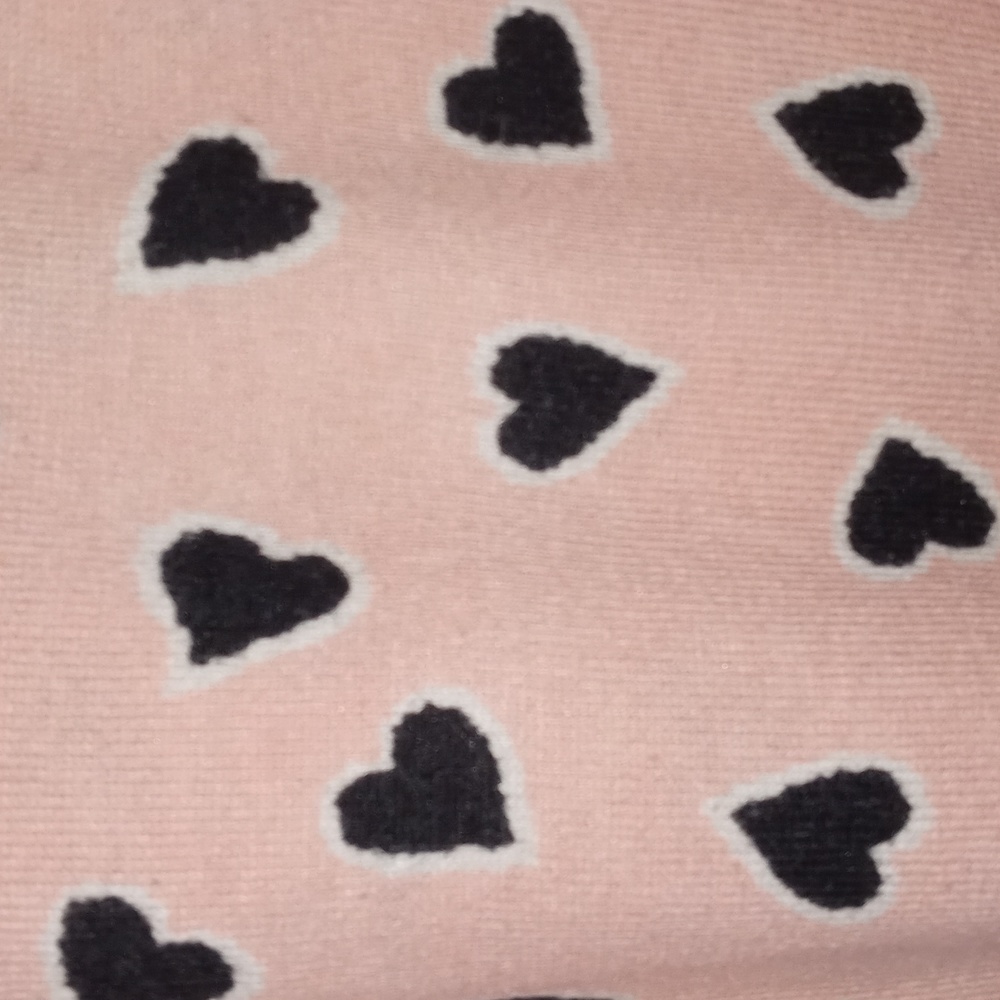Forever 21  peachyPink Heart print Sweater - Picture 3 of 3